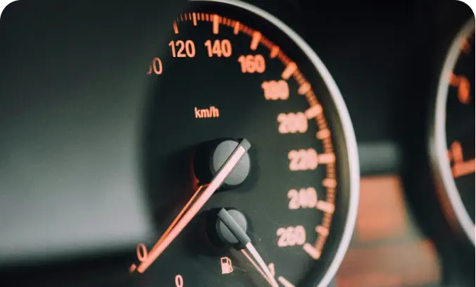 Panel de kilometraje de automóviles